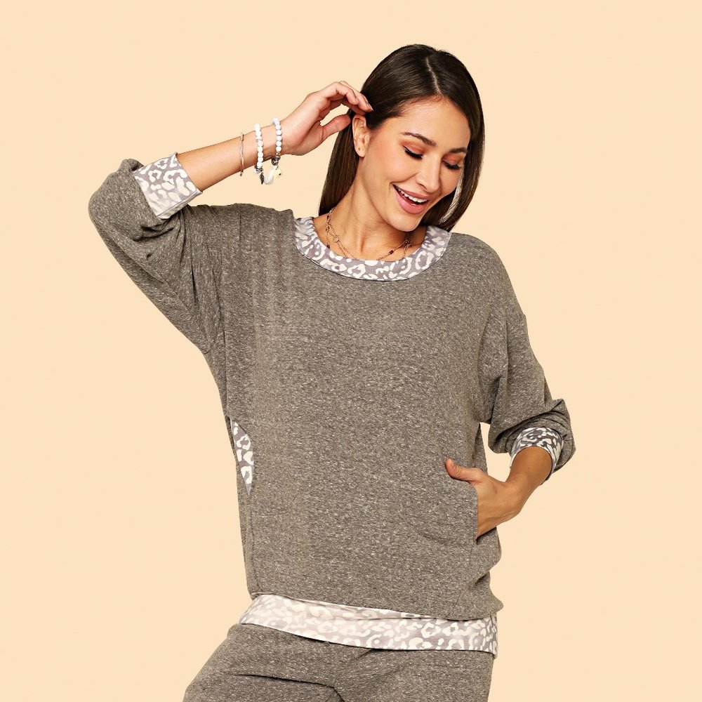 NEW FRENCH TERRY Sweater with Pockets made in USA